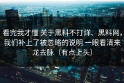 看完我才懂 关于黑料不打烊、黑料网，我们补上了被忽略的说明 一眼看清来龙去脉（有点上头）