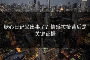 糖心日记又出事了？情感拉扯背后是关键证据